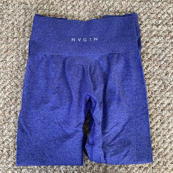 NVGTN Pants - NVGTN electric blue seamless leggings